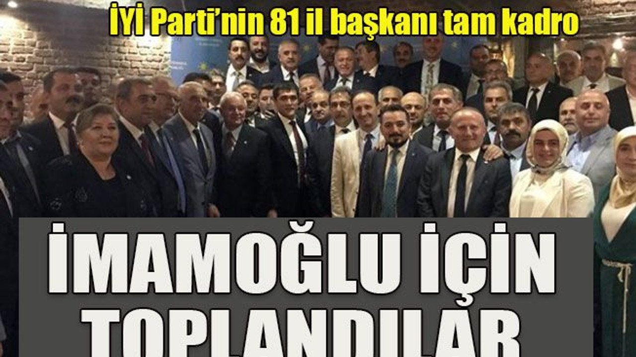 İmamoğlu için toplandılar