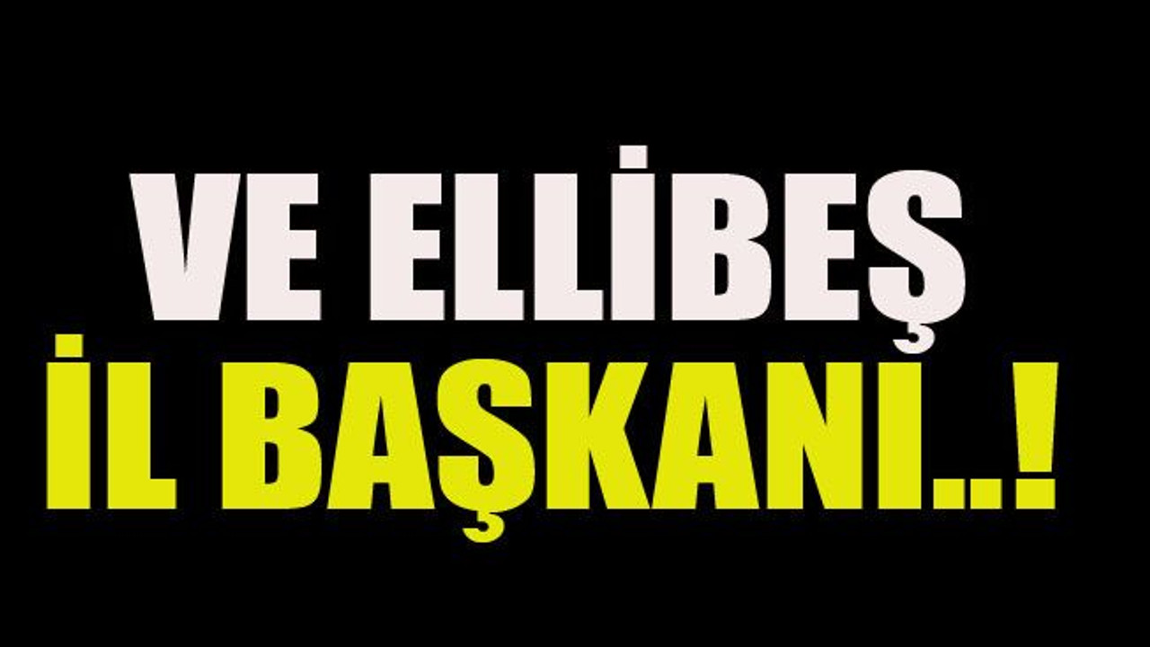 Ve Ellibeş il başkanı..!
