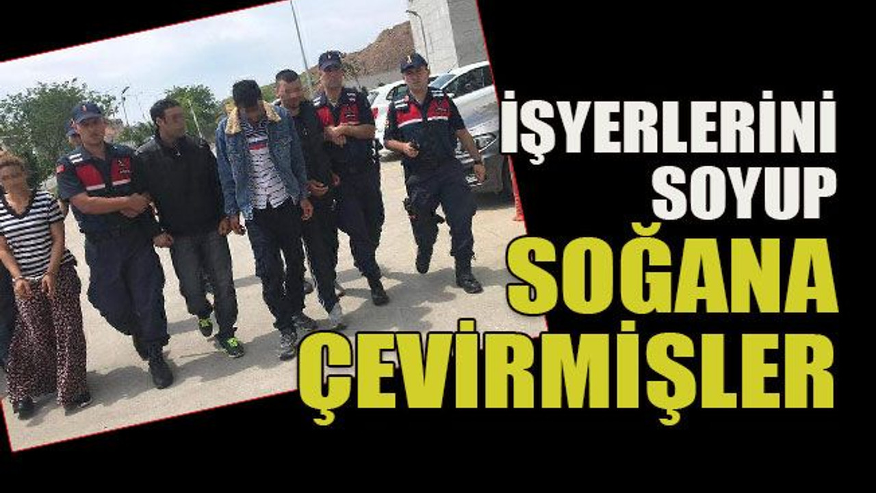 İşyerlerini soyup soğana çevirmişler
