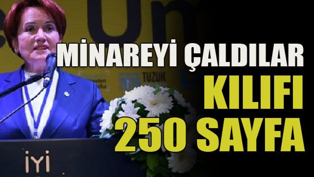 Minareyi çaldılar kılıfı 250 sayfa