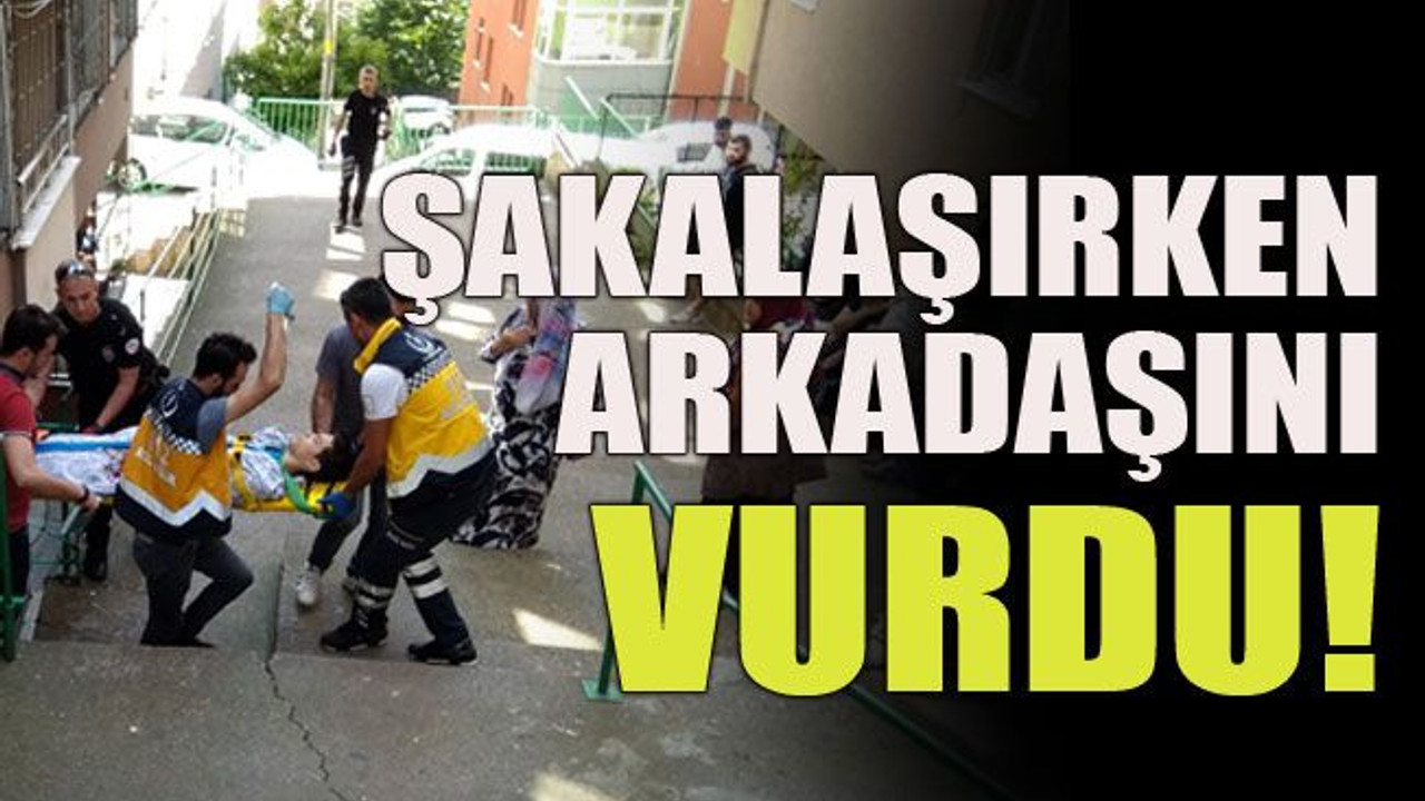 Şakalaşırken arkadaşını vurdu!