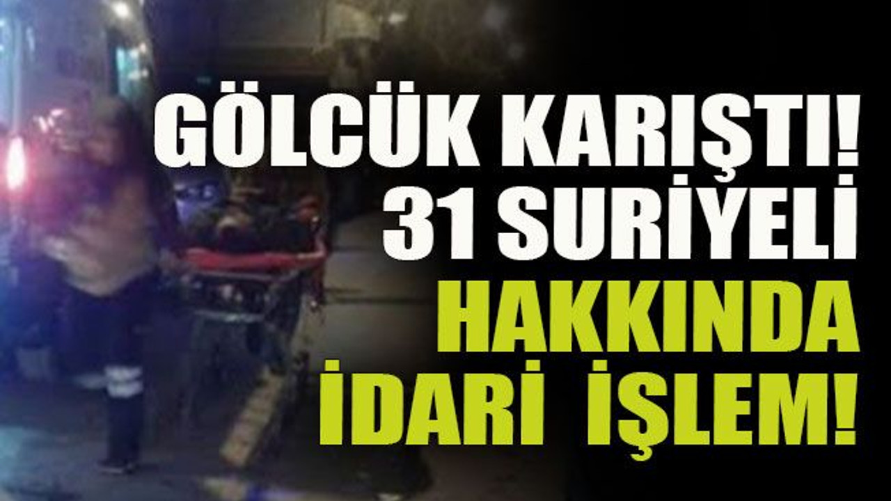 Gölcük karıştı! 31 Suriyeli hakkında idari işlem!