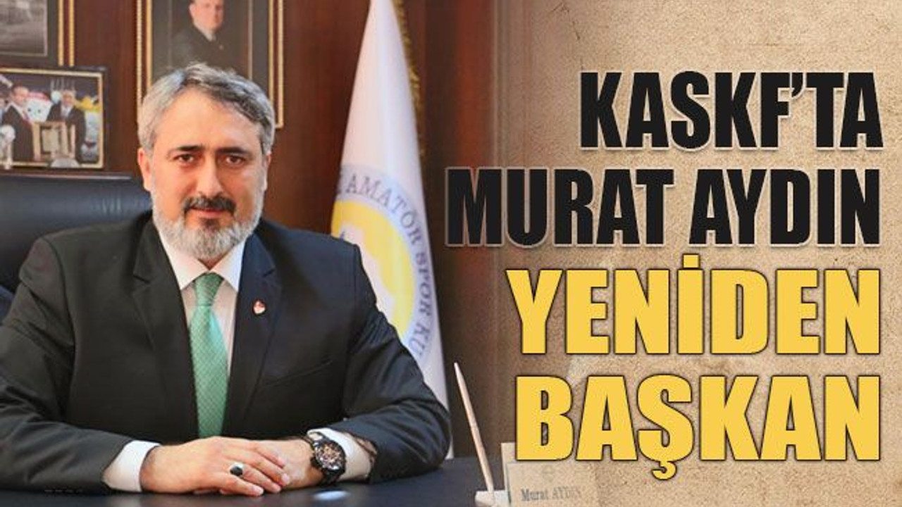 KASKF’ta Aydın yeniden başkan