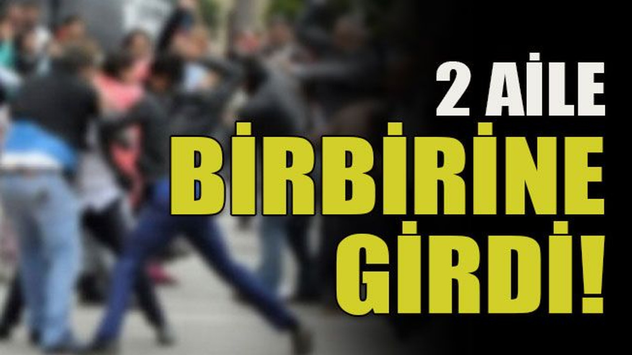2 aile birbirine girdi!