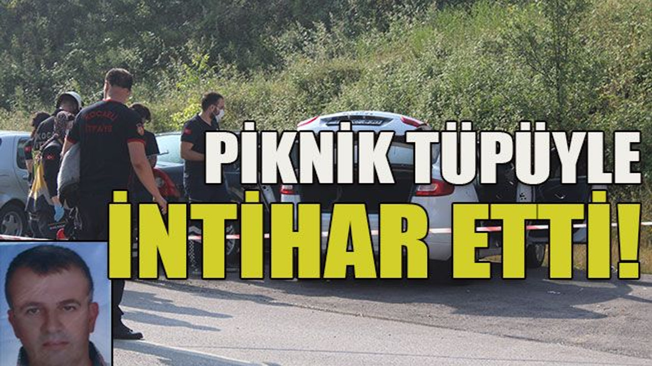 Piknik tüpüyle intihar etti!