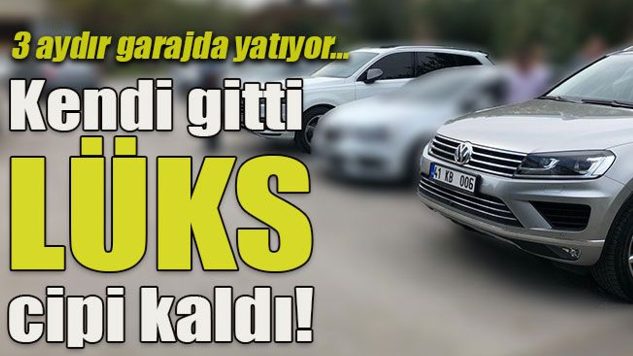 3 aydır garajda yatıyor… Kendi gitti LÜKS cipi kaldı!