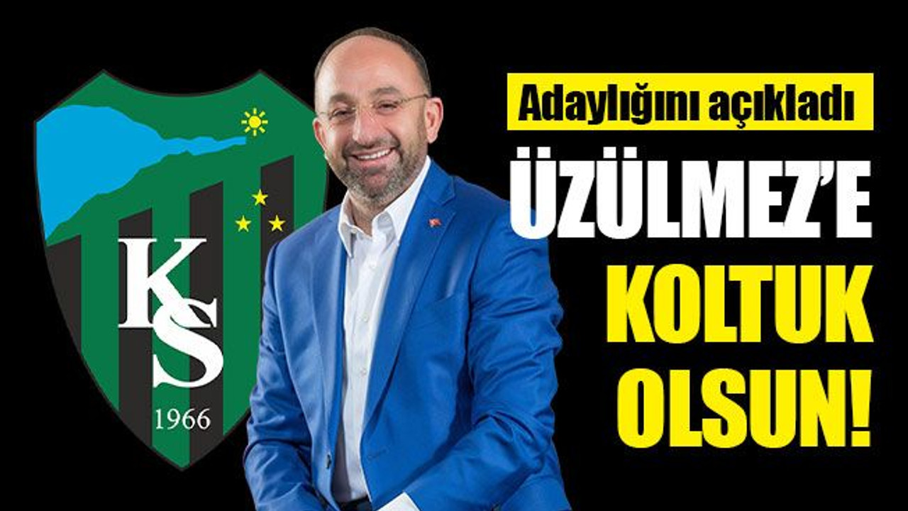 Üzülmez, Kocaelispor'a aday... Ona koltuk olsun!