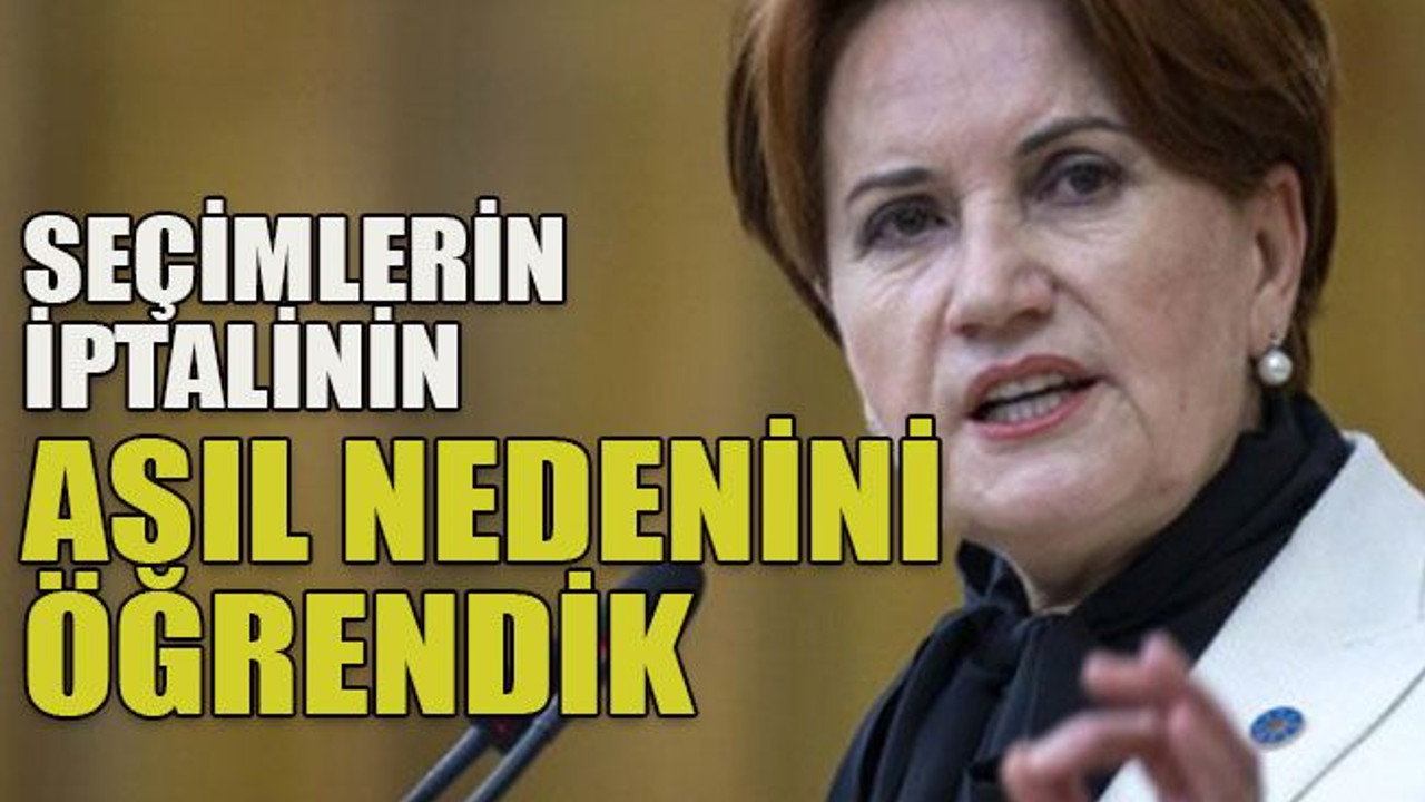 Seçimlerin iptalinin asıl nedenini öğrendik