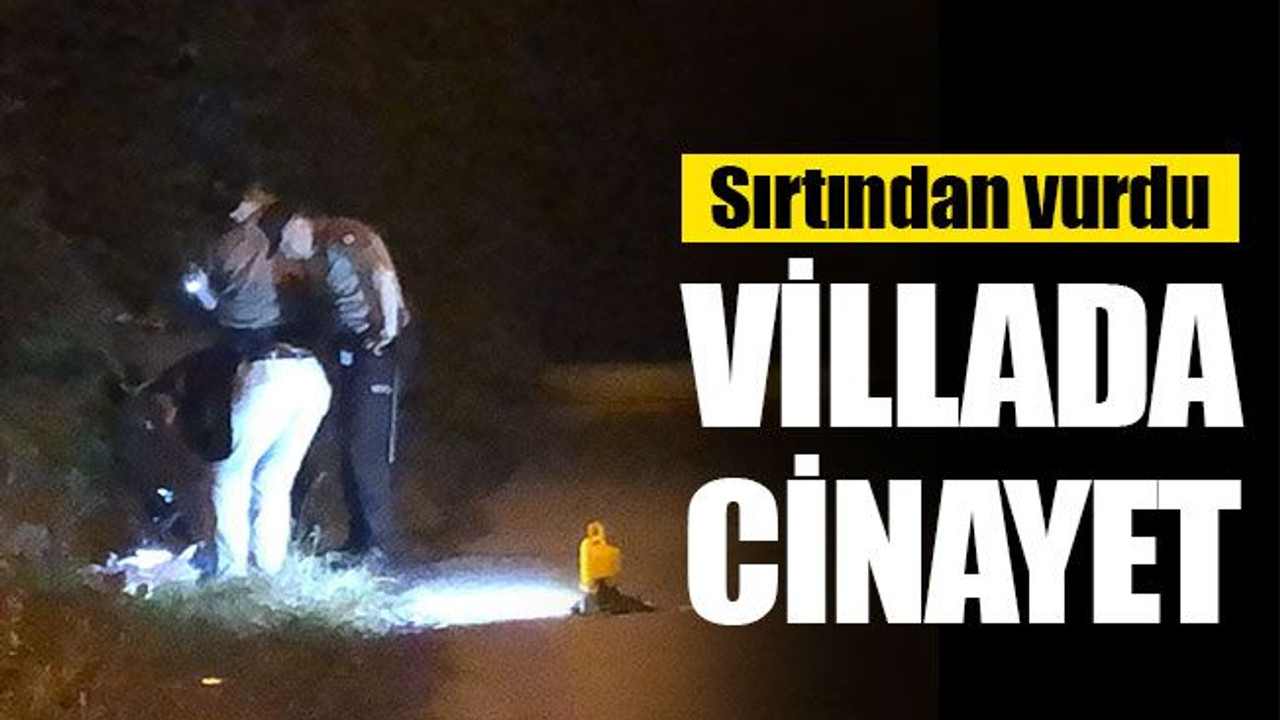 Villasında alkol aldığı arkadaşını sırtından vurarak öldürdü