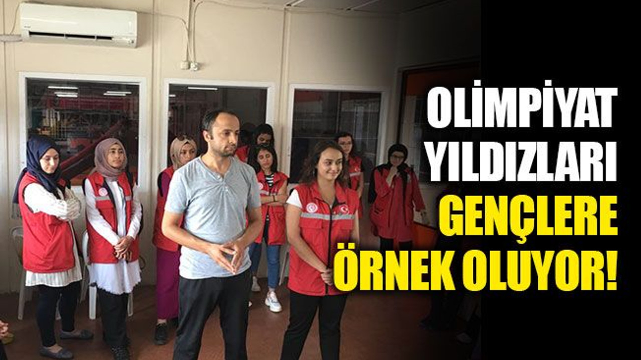 Olimpiyat Yıldızları, gençlere örnek oluyor!
