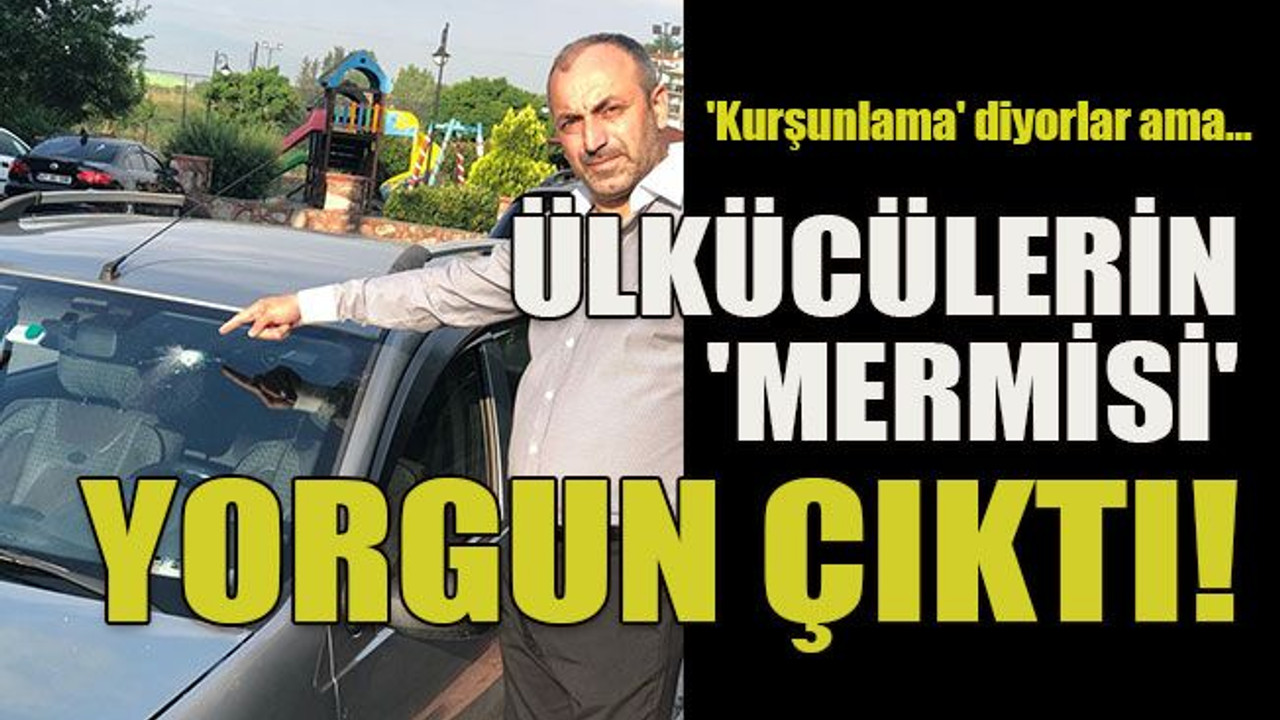 'Kurşunlama' diyorlar ama... Ülkücülerin 'mermisi' yorgun çıktı!