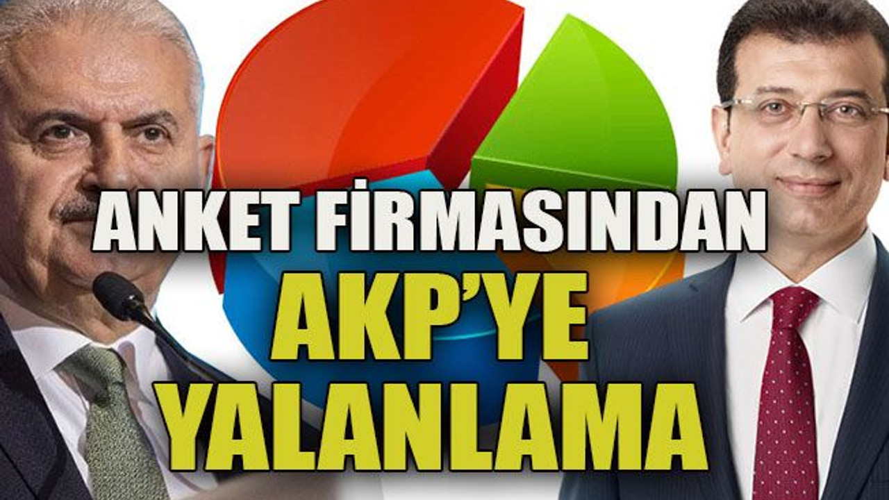 Anket firmasından AKP’ye yalanlama