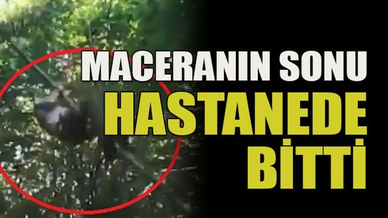 Maceranın sonu hastanede bitti