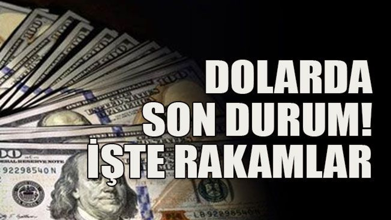 Dolarda son durum! işte RAKAMLAR