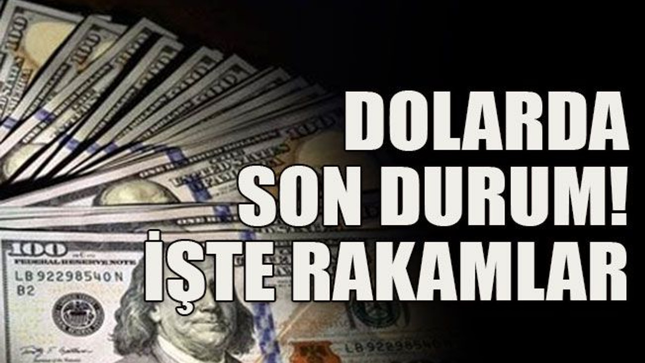Dolarda son durum! İşte rakamlar