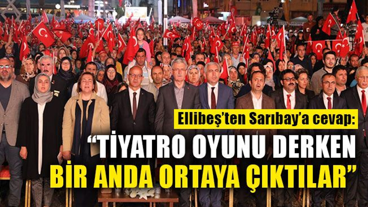 Ellibeş'ten alanı terk eden CHP'lilere tepki...