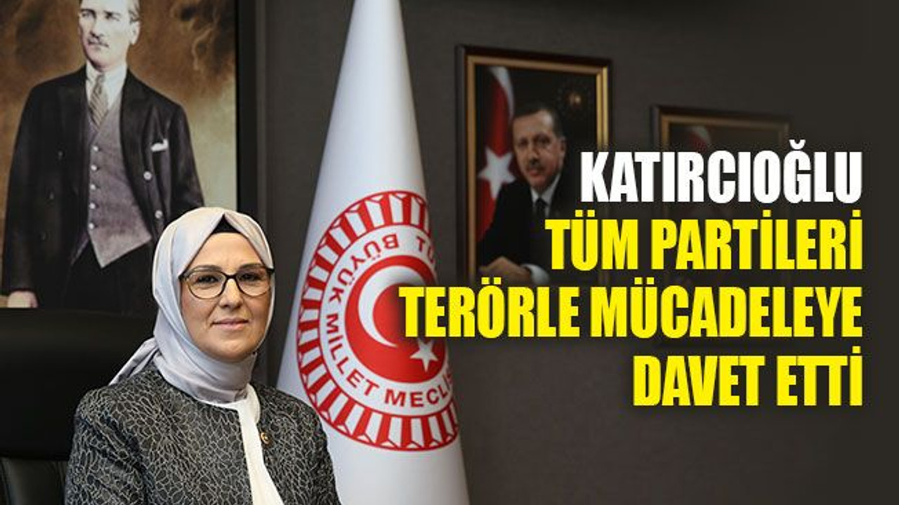 Katırcıoğlu, tüm partileri terörle mücadeleye davet etti
