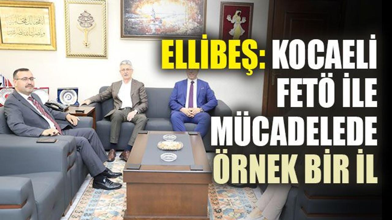Ellibeş: Kocaeli FETÖ ile mücadelede örnek bir il