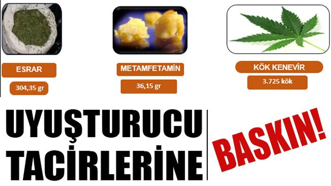 Kocaeli'de uyuşturucuya geçit yok!