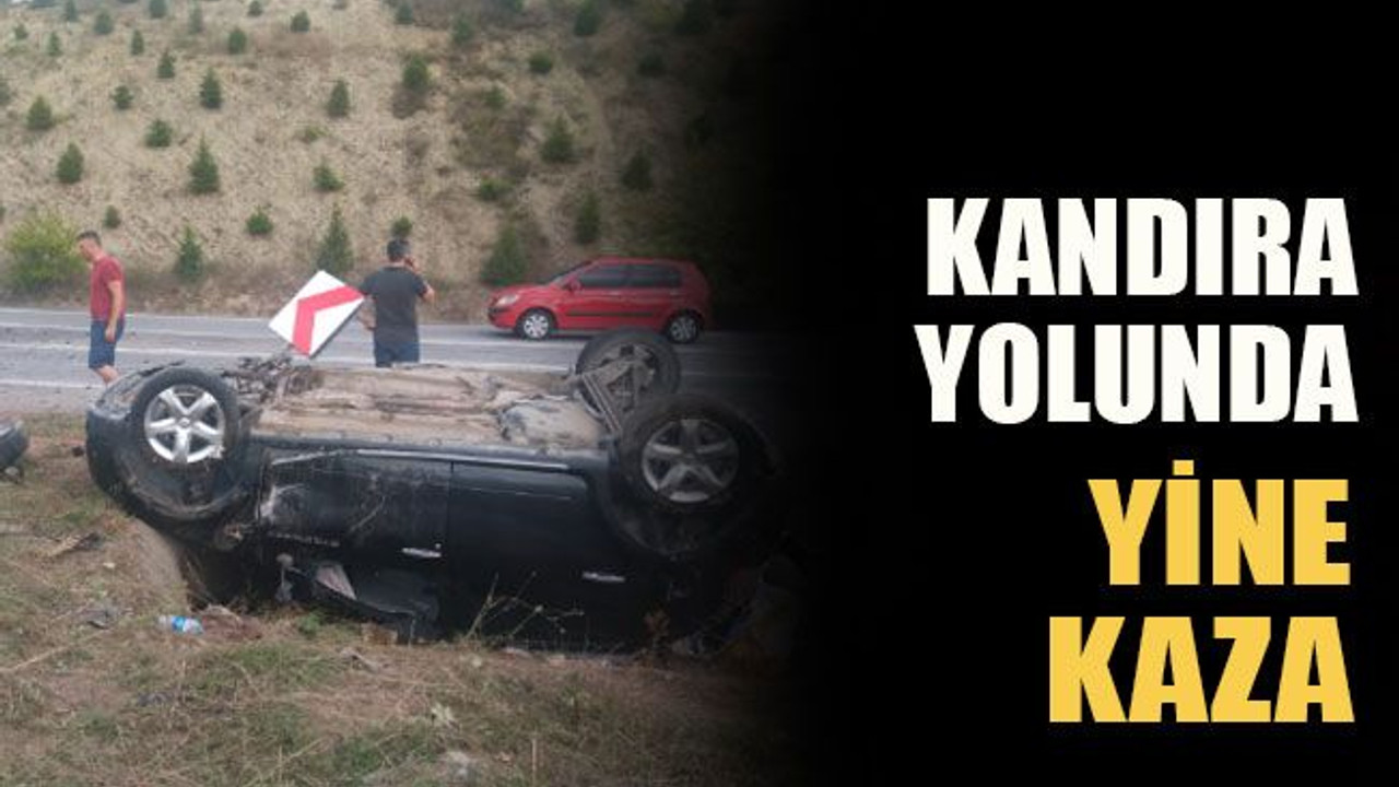 Kandıra yolunda yine kaza