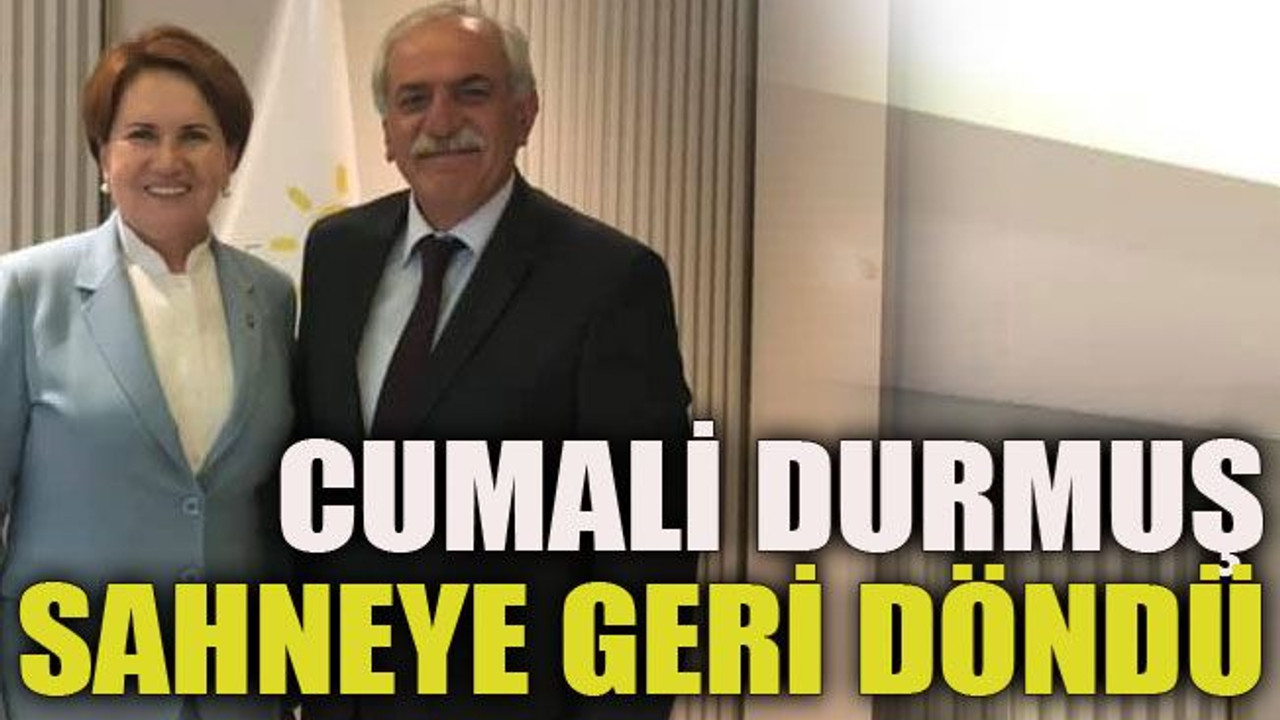 Cumali Durmuş sahneye geri döndü