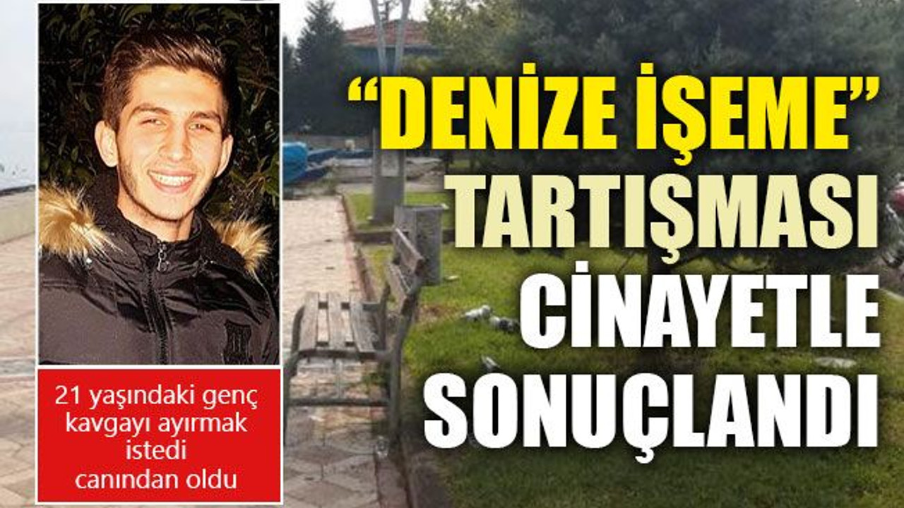 Kocaeli'de "Denize işeme" tartışması, cinayetle sonuçlandı!