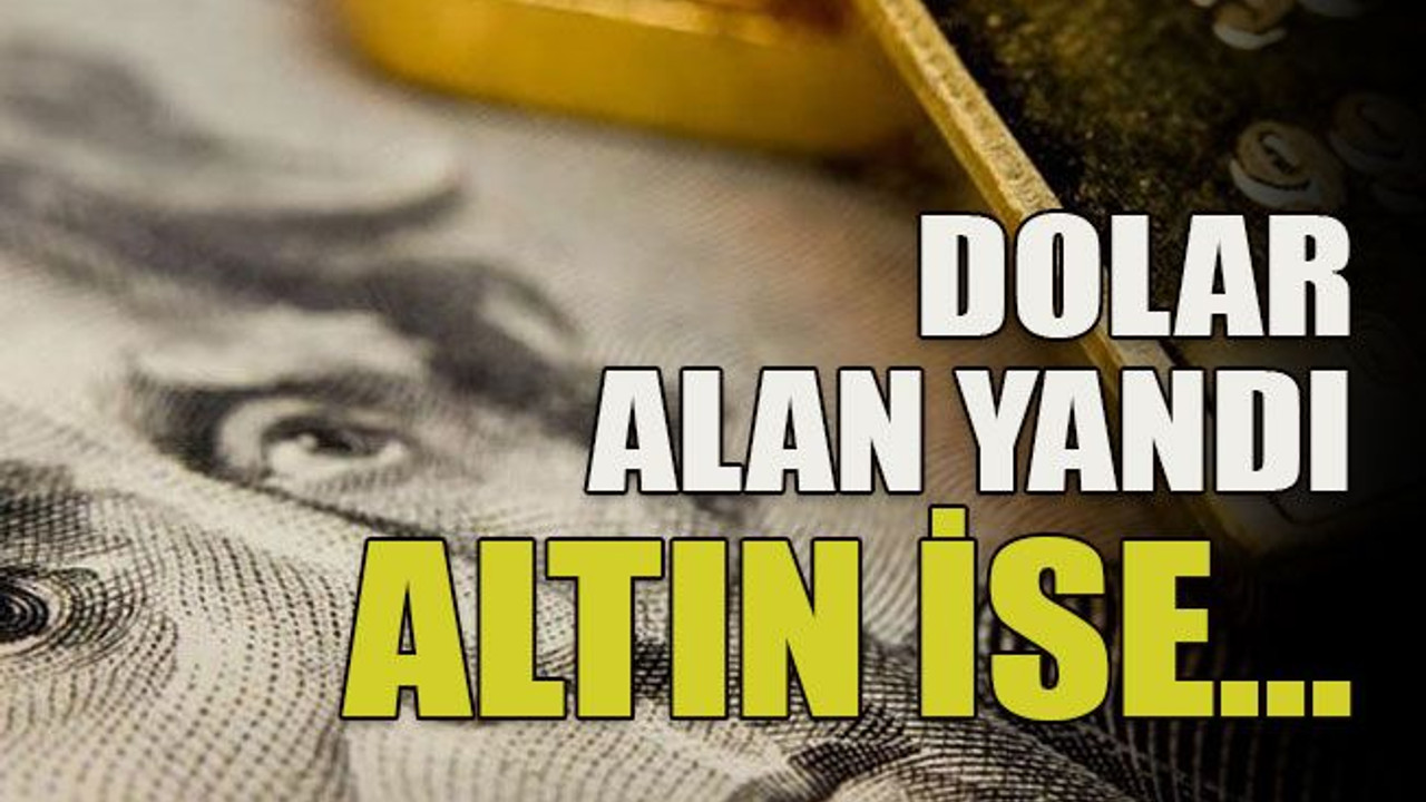 Dolar alan yandı altın ise…