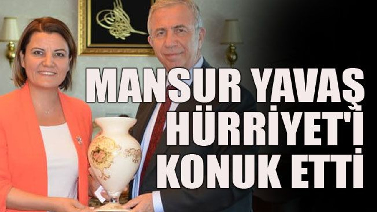 Mansur Yavaş Hürriyet'i konuk etti