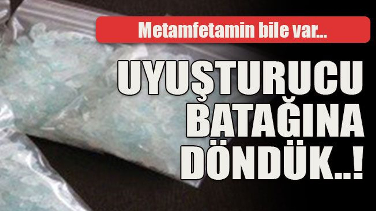 Metamfetamin bile var… Uyuşturucu batağına döndük..!