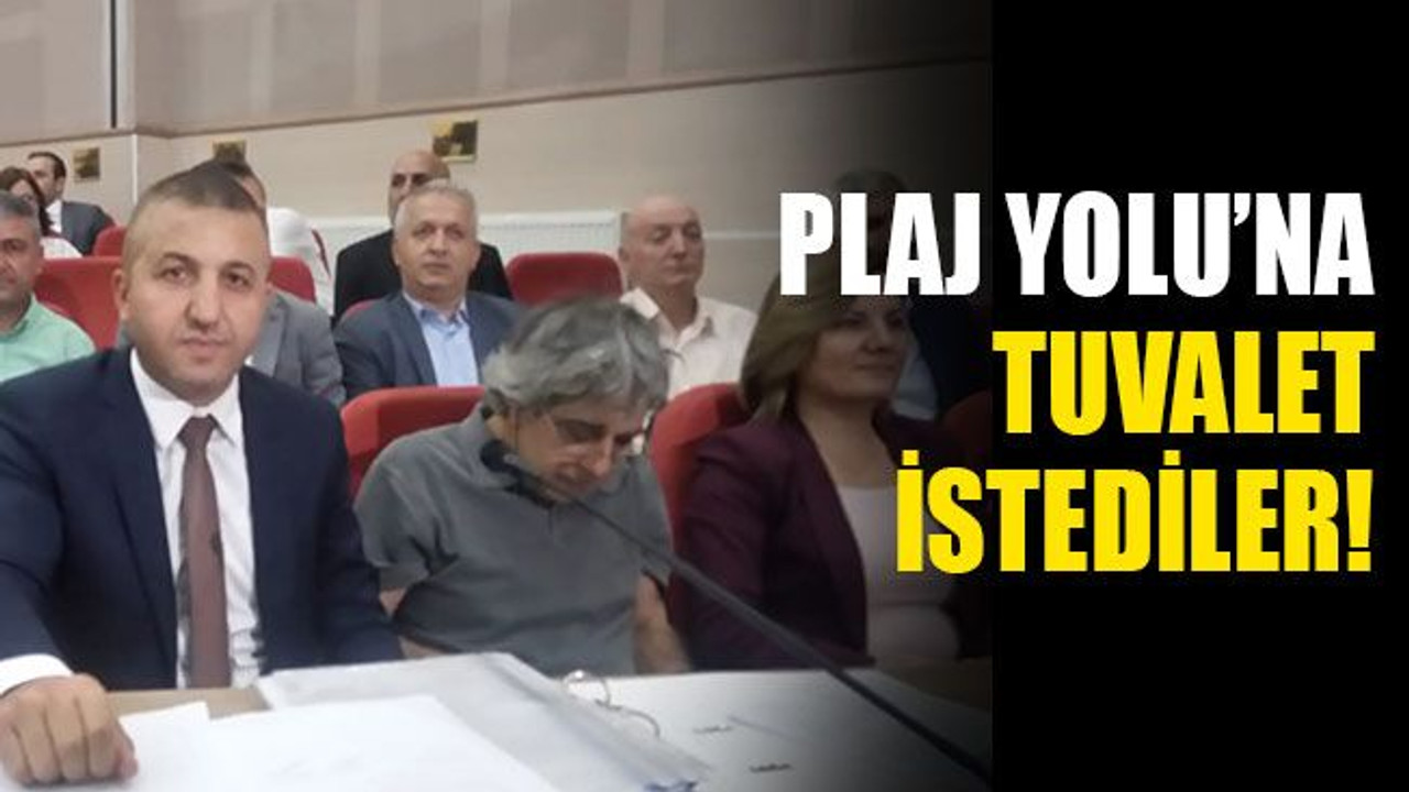 İzmit Plaj Yolu'na tuvalet istediler!