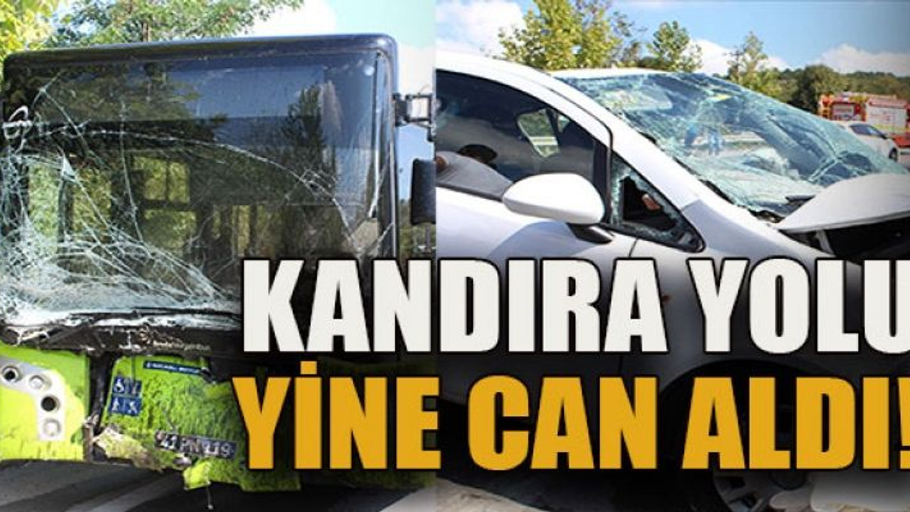 Kandıra yolu yine can aldı!