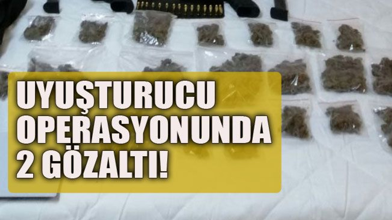 Uyuşturucu operasyonunda 2 gözaltı!
