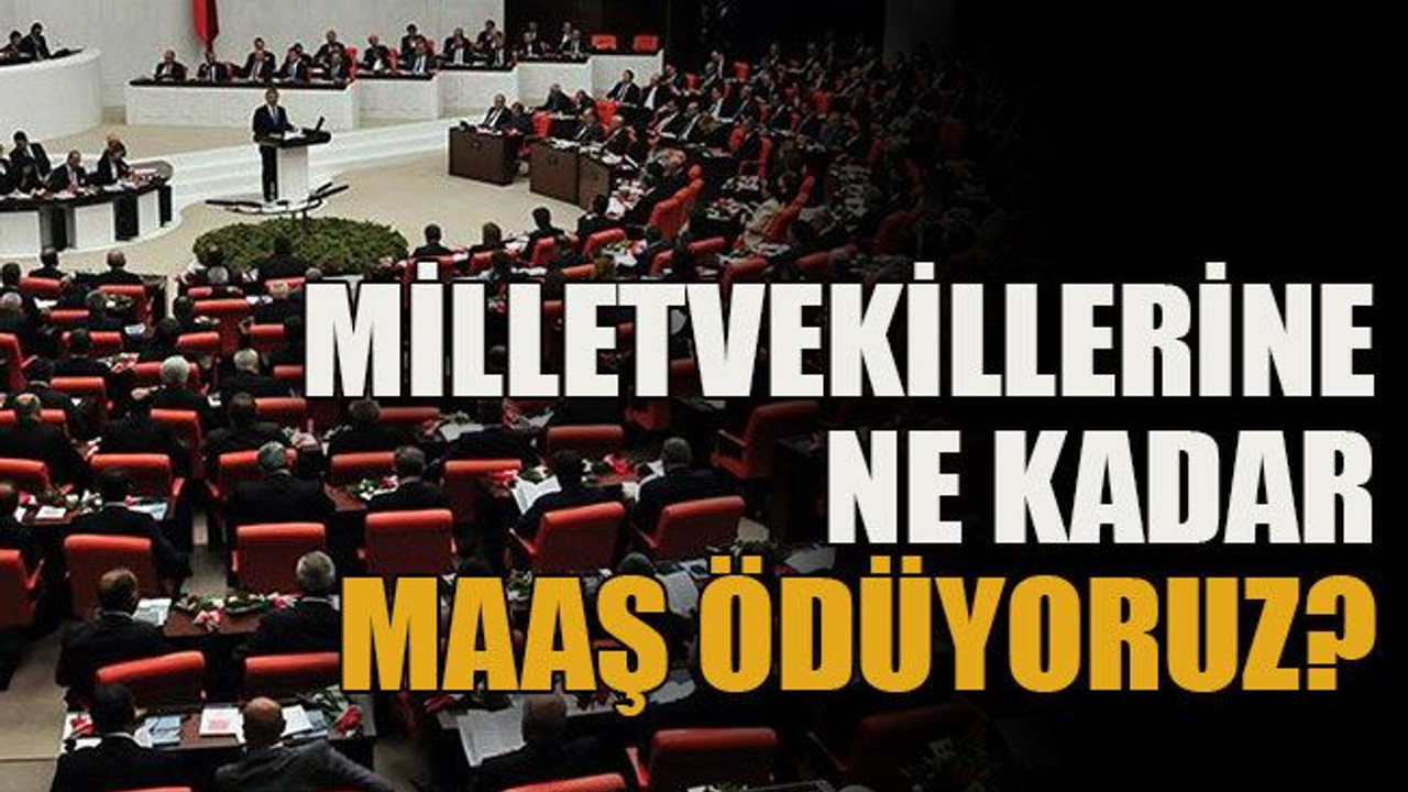 Milletvekillerine ne kadar maaş ödüyoruz?
