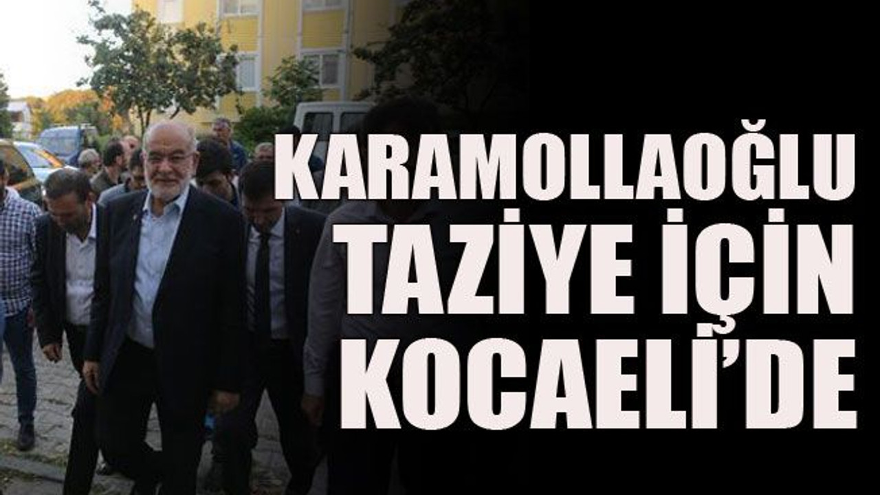 Karamollaoğlu taziye için Kocaeli’de