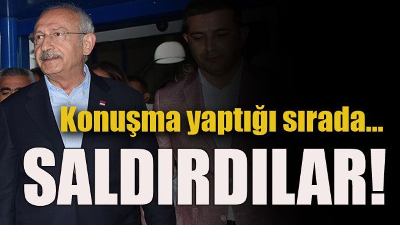 Konuşma yaptığı sırada… Saldırdılar!