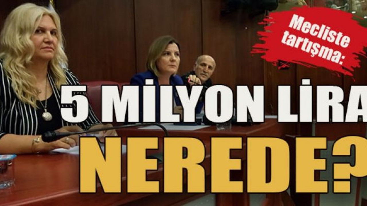 Mecliste tartışma: 5 milyon lira nerede?