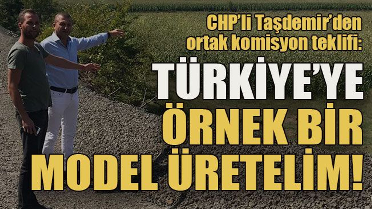 CHP’li Taşdemir’den ortak komisyon teklifi: Türkiye’ye örnek bir model üretelim!