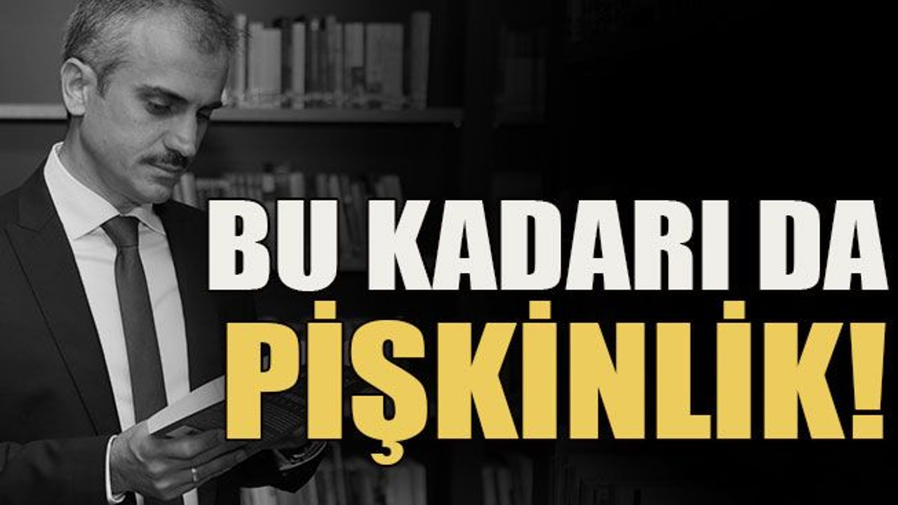 Bu kadarı da pişkinlik!