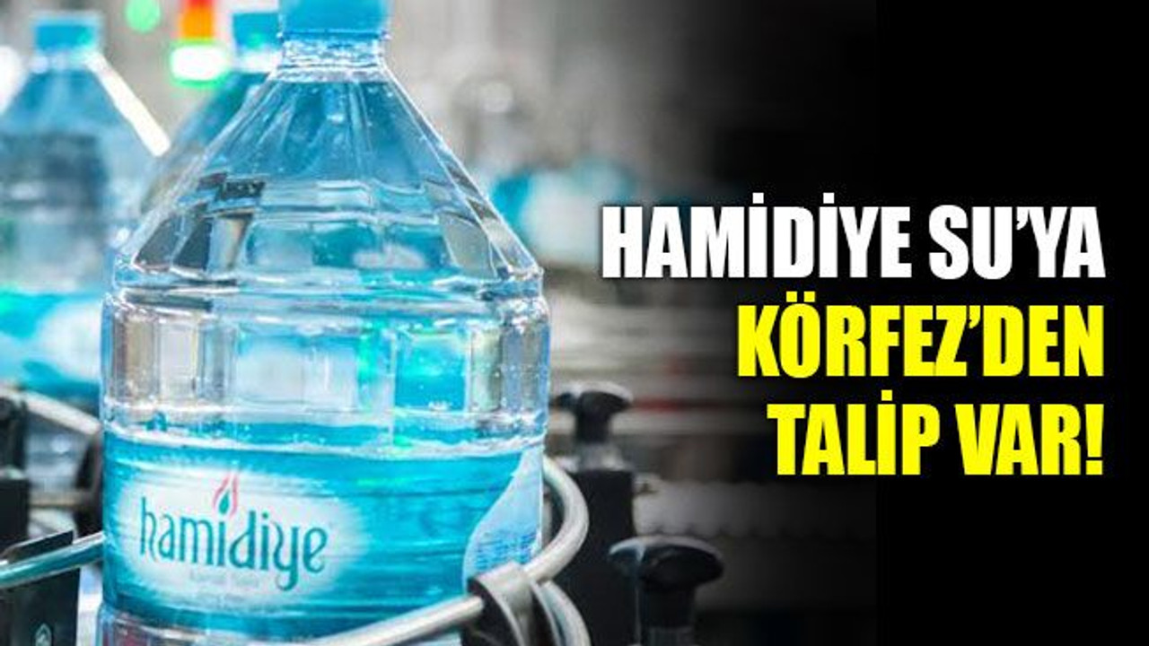 Hamidiye Su'ya Körfez'den talip