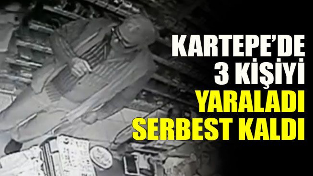 Kartepe’de 3 kişiyi yaraladı serbest kaldı