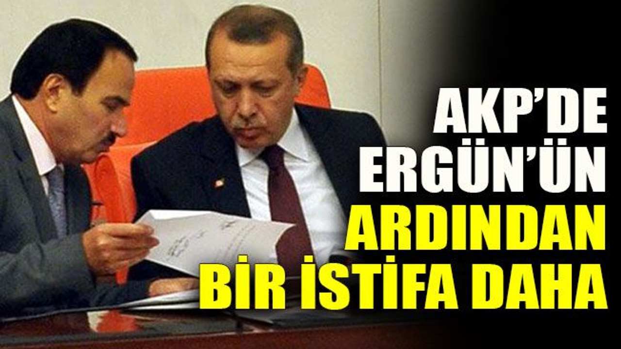 AKP’den Ergün’ün ardından bir istifa daha