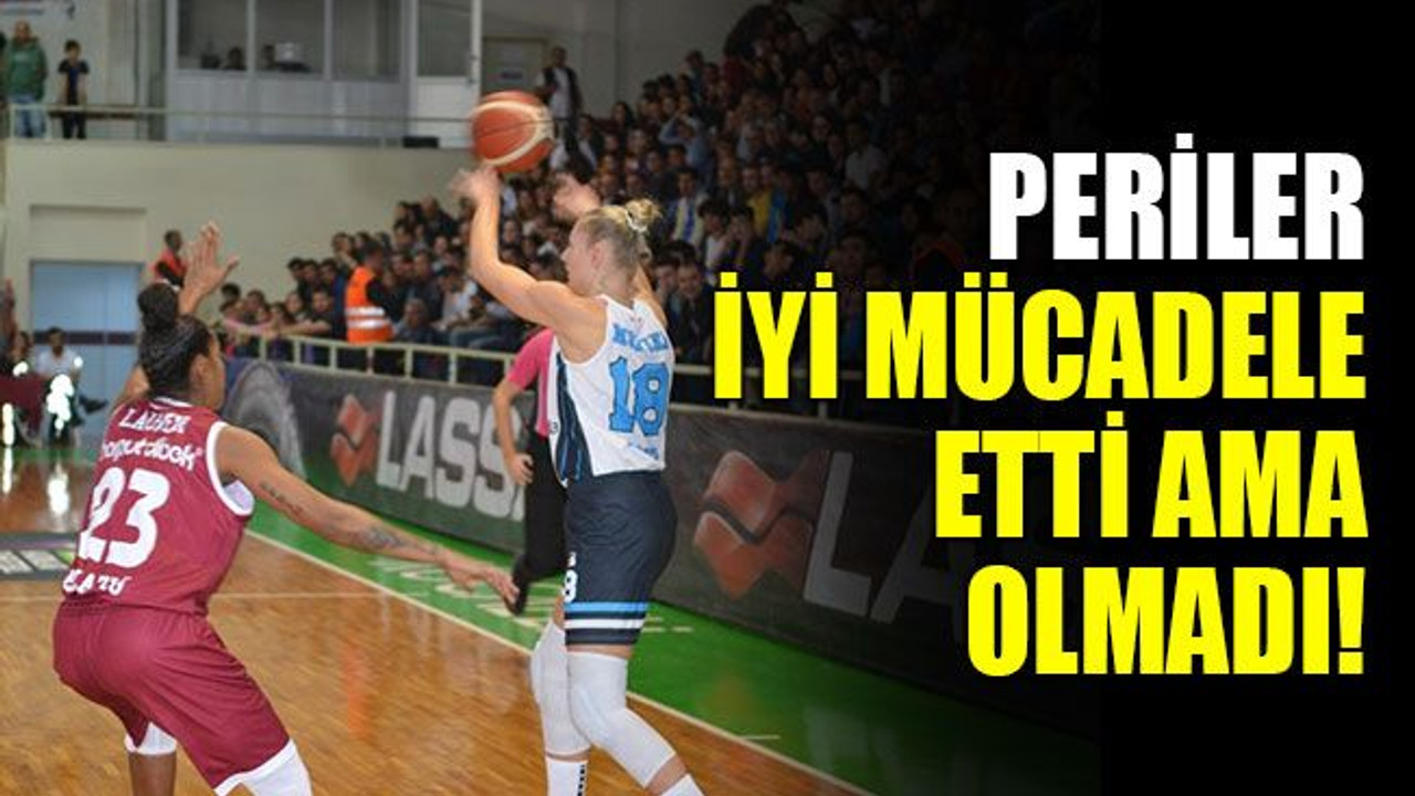 İzmit Belediyesi Kadın Basketbol Takımı 1 sayı ile kaybetti