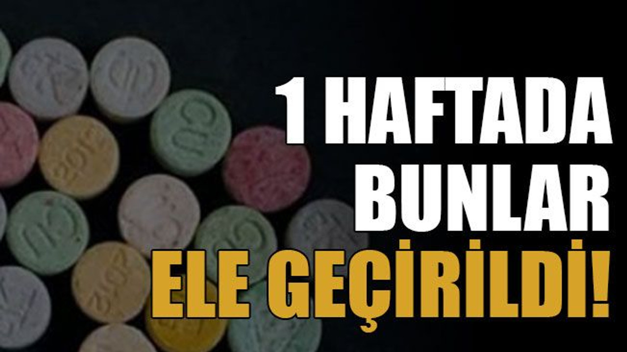 Yine zehirleyeceklerdi... 1 haftada bunlar ele geçirildi!
