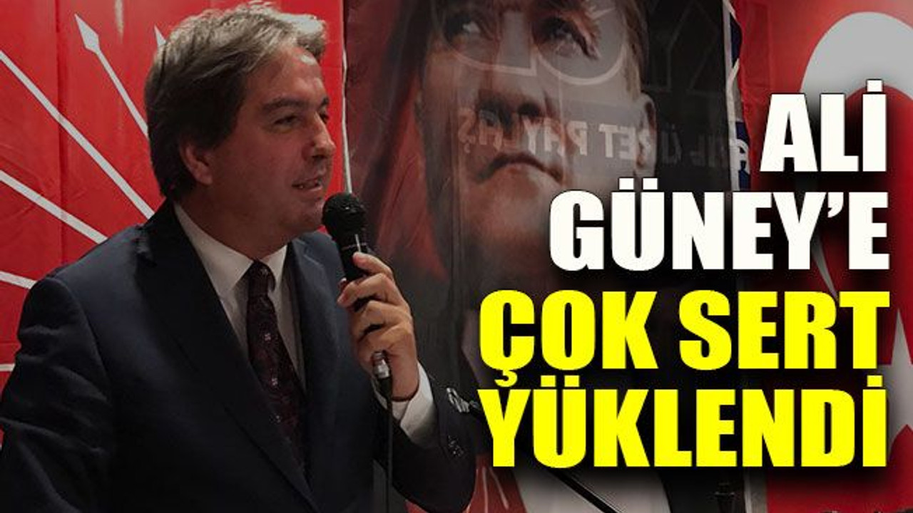 Ali Güney’e çok sert yüklendi