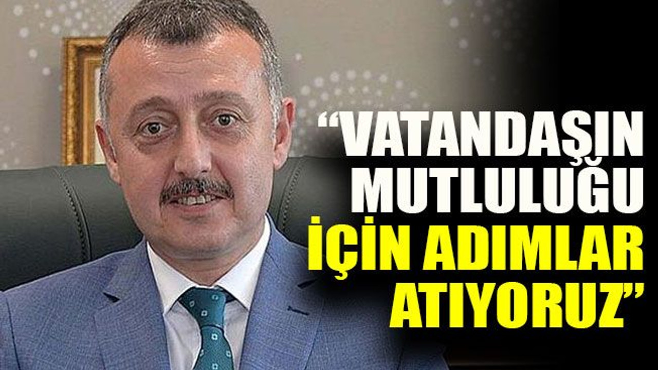Büyükakın: “Vatandaşın mutluluğu için adımlar atıyoruz”