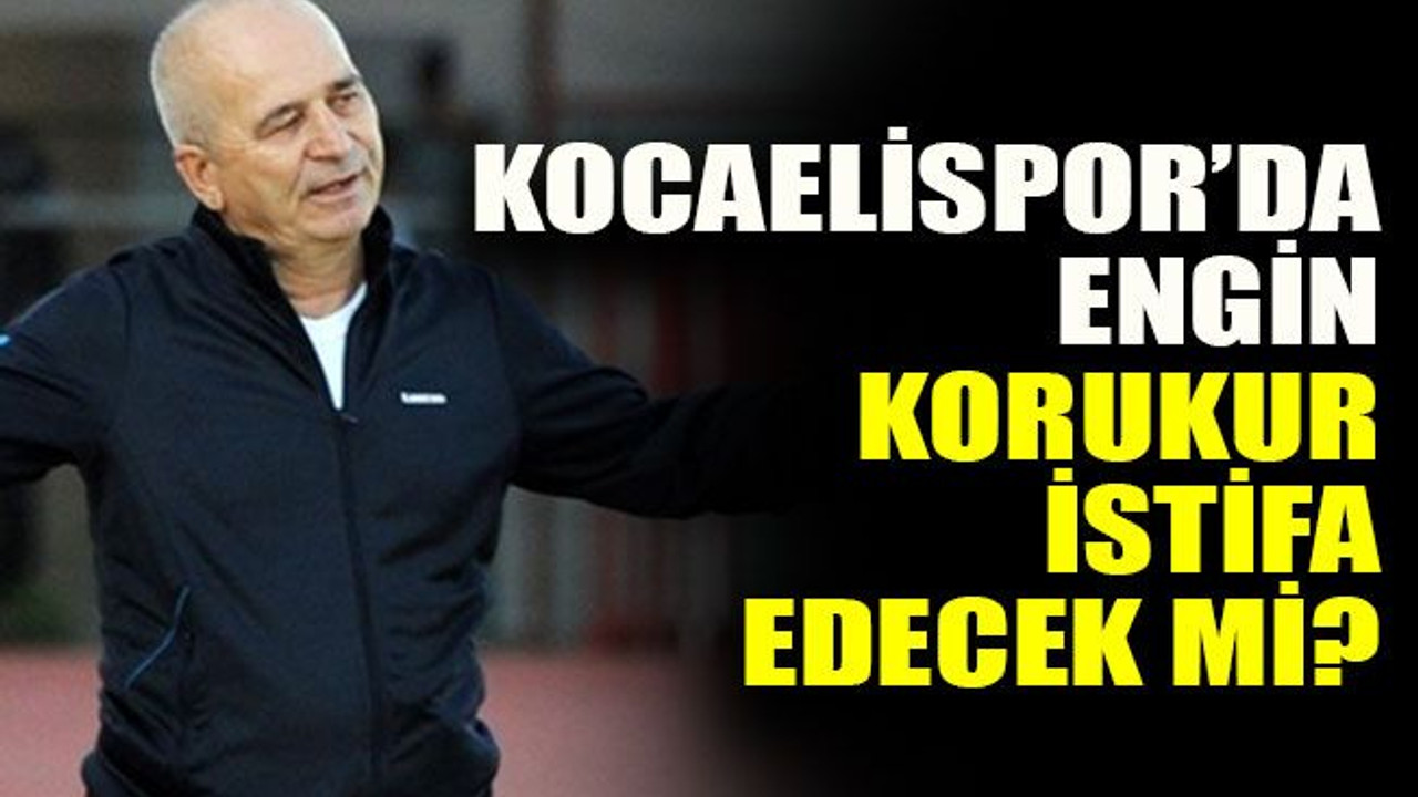 Kocaelispor’da teknik direktör değişecek mi?