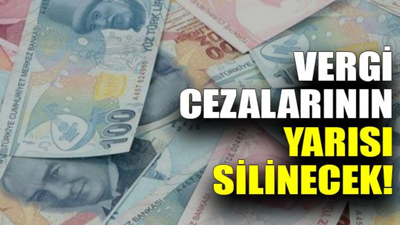 Vergi cezalarının yarısı silinecek!
