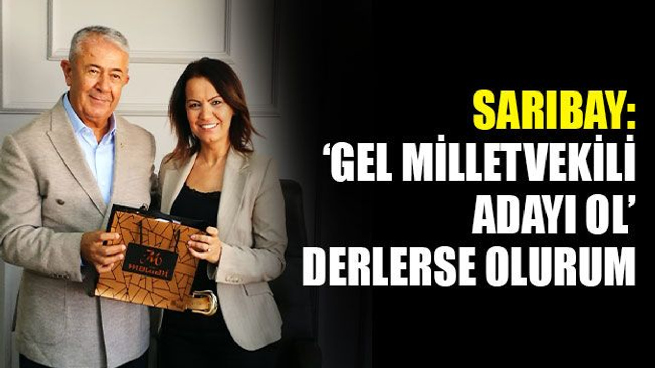 Sarıbay: ‘Gel milletvekili adayı ol’ derlerse olurum