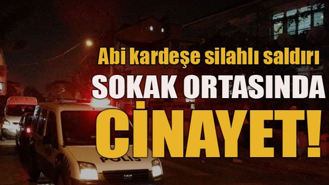 Sokak ortasında cinayet!