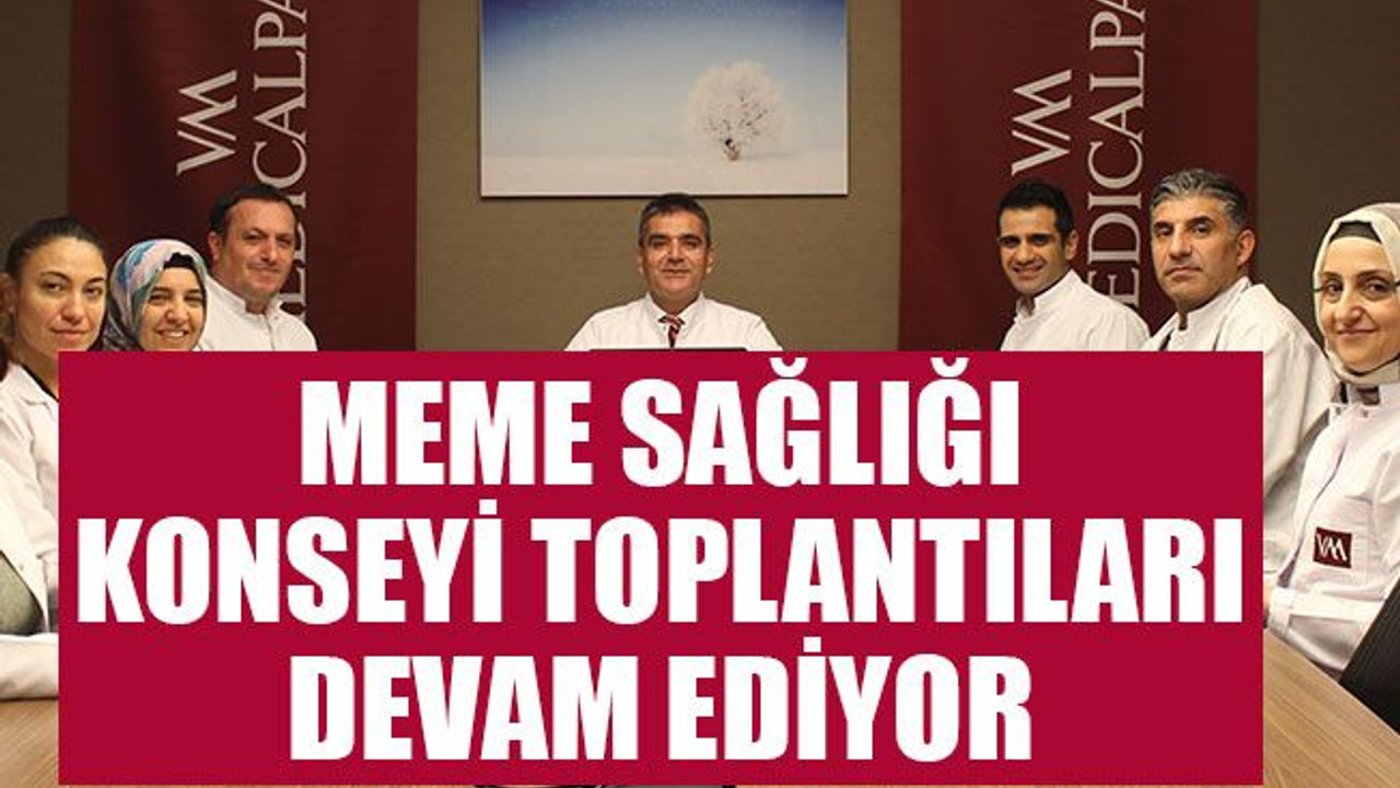 Meme Sağlığı Konseyi toplantıları tüm hızıyla devam ediyor